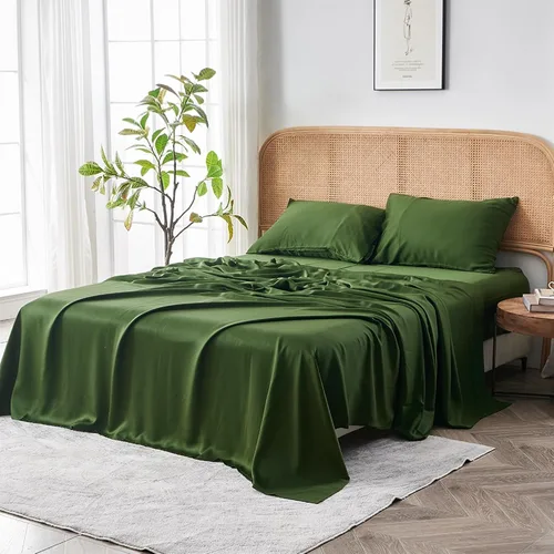 Vista 24 de Sijo AiryWeight Set de sábanas de Tencel, 100% Lyocell derivado del eucalipto, extremadamente suave, ganador de las mejores sábanas de enfriamiento