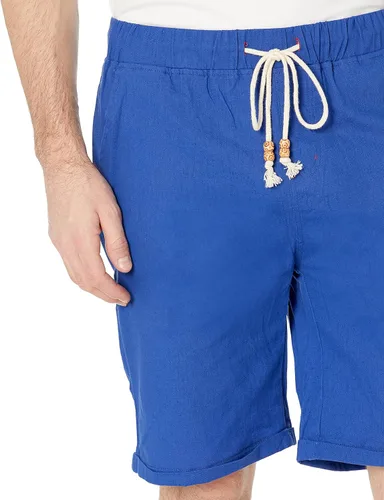 Vista 3 de Tienda Essentials Men's Linen Casual Classic Fit Short