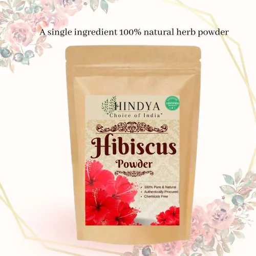 Vista 5 de Polvo de flor de hibisco orgánico para paquete facial y mascarilla capilar, hibisco puro natural Rosa-Sinensis cuidado del cabello y la piel, polvo