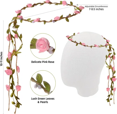 Vista 3 de Funcredible Alas de hada, corona de hadas y purpurina, accesorios de disfraz de hada, disfraz de mariposa, disfraces de Halloween para mujer