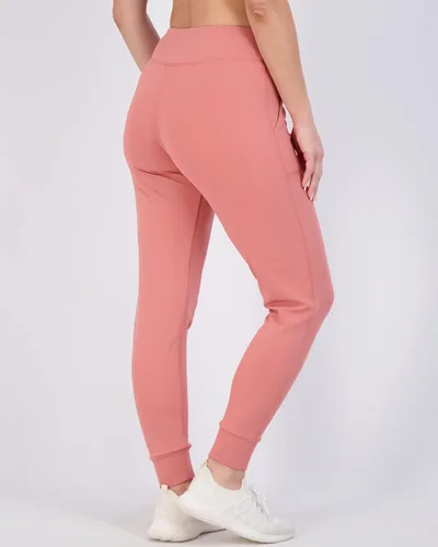 Vista 3 de Paquete de 3 pantalones deportivos con bolsillos para mujer, cintura alta, para entrenamiento, yoga, pantalones de descanso (disponibles en Plus)