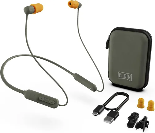 Vista 8 de Elgin Discord Gen 2 - Auriculares Bluetooth con enchufe Bluetooth, compatibles con OSHA, auriculares inalámbricos de seguridad con aislamiento