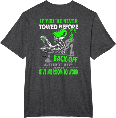 Vista 16 de Proud Tow Truck Operator - Camiseta, Negro, S