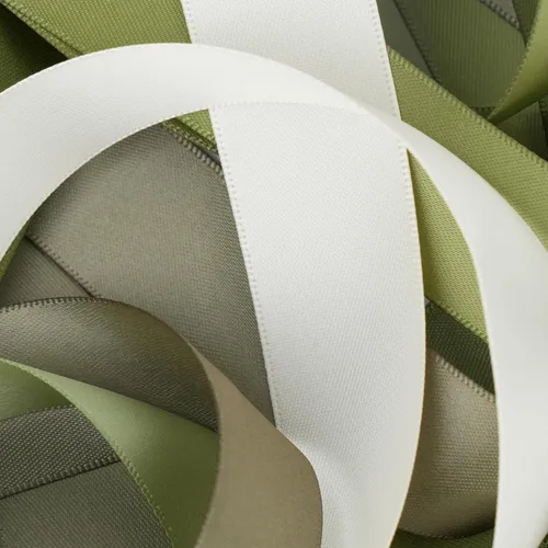 Vista 3 de Sage Green Satin Ribbon 1 Inch x 60 Yards, 6 Rolls Sage 1