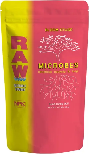 Vista 7 de RAW Microbes Bloom 2lb - Inoculante microbiano beneficioso para plantas con flores - Aumenta la absorción de nutrientes y mejora el desarrollo