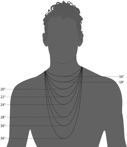Vista 8 de FIBO STEEL 3-6 mm, collar de acero inoxidable estilo punk para hombres, 20-36 pulgadas