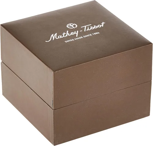 Vista 5 de Mathey Tissot Elegance para hombre, Tono-plateado, Pulsera