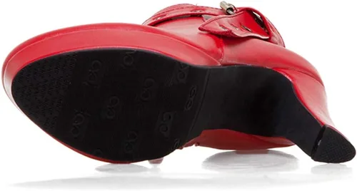 Vista 45 de Scaoruki Zapatos de otoño de moda para mujer, botines de tacón de bloque
