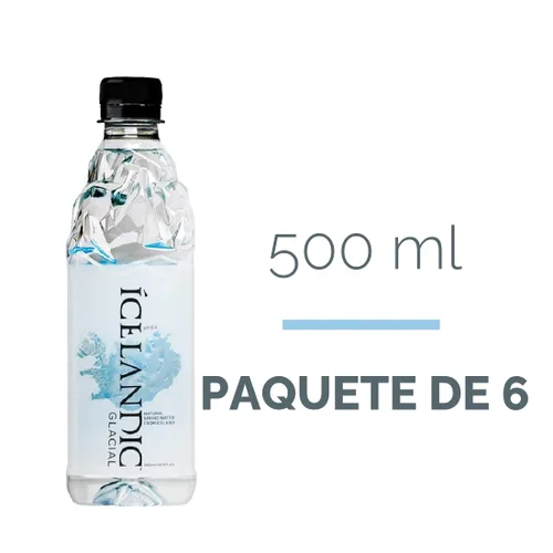 Vista 3 de Agua natural de manantial Icelandic Glacial.