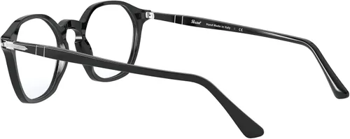 Vista 5 de Persol PO3238V - Marcos redondos para gafas graduadas, Negro (blackDemo Lens)