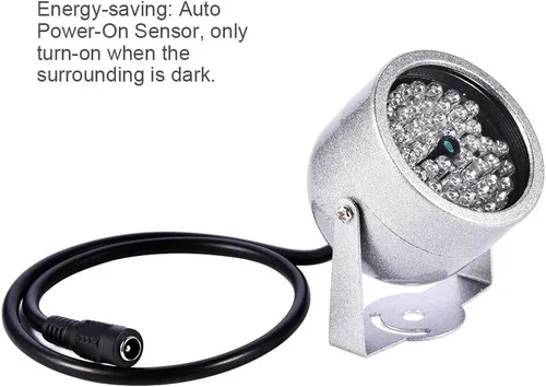 Vista 3 de Luces IR de la cámara, luz infrarroja de la visión nocturna de 48 LED para la cámara CCTV de la seguridad