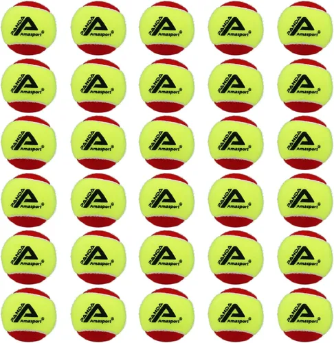 Vista 7 de AMA SPORT Pelotas de tenis para niños 25%-50%-75% de baja compresión para niños, pelotas de tenis para principiantes, entrenamiento juvenil, pelota