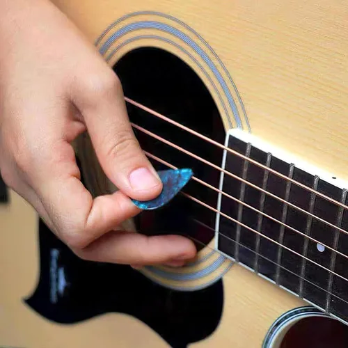 Vista 5 de Capo, Cejilla de guitarra para guitarras acústicas y eléctricas con 5 púas (negro)