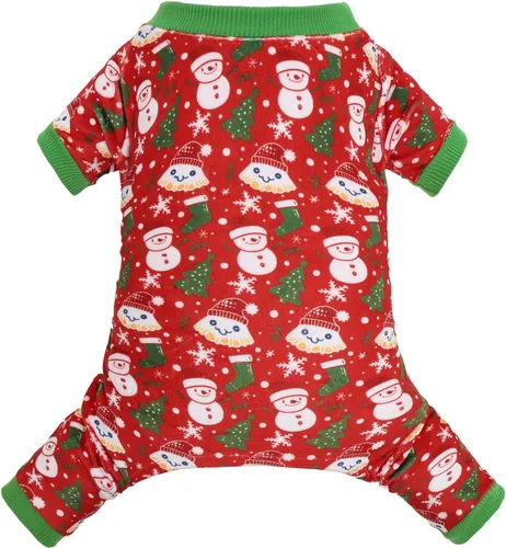 Vista 21 de CuteBone - Ropa para perros pequeños, enterizos suaves para cachorros, pijamas para perros, abrigo para mascotas, ropa para gatos, enterizo