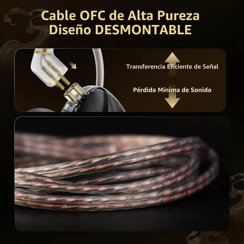 Vista 7 de KBEAR K01 PRO Auriculares con cable para juegos, monitor HIFI