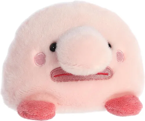 Vista 3 de Aurora Adorable Palm Pals Bart Blobfish - Juego de bolsillo - Diversión coleccionable - Rosa 5 pulgadas