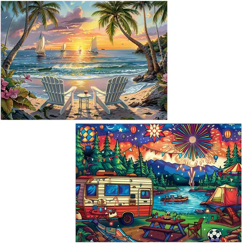 Vista 20 de EWJRNSF Kits de pintura de diamantes 5D para adultos principiantes, juegos de arte de diamantes, pintura de gemas y manualidades, decoración