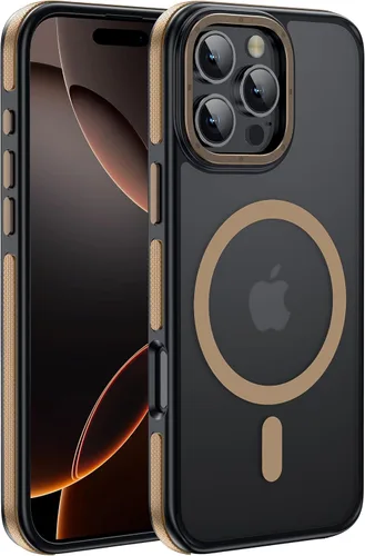 Vista 15 de Funda magnética para iPhone Air con protector de lente de cámara, protección grado militar de 10 pies, compatible con funda MagSafe Slim para iPhone