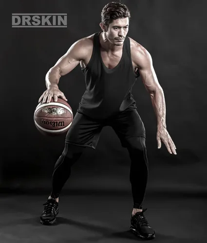 Vista 4 de DRSKIN Men's 4 or 3 Pack Tank Tops Sleeveless Shirts Dry Fit Y-Back Muscle Mesh Gym Training Athletic Workout