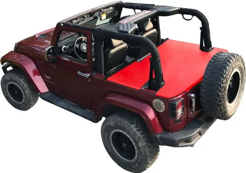 Vista 8 de Shadeidea - Cubierta tonneau para el Jeep Wrangler JL de 4 puertas, cubierta Ton para el maletero trasero del JLU (2018-Actual), cubierta