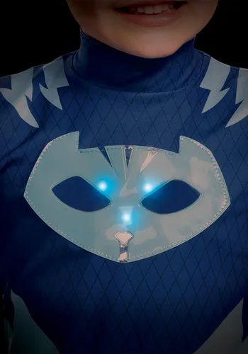 Vista 3 de Disfraz Deluxe Infantil de Catboy de PJ Masks con Luces Multicolor