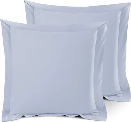 Vista 128 de Nestl Juego de 2 fundas tipo sham de almohada suaves - Fundas de almohada de microfibra de doble cepillado - Fundas de almohada de cama premium