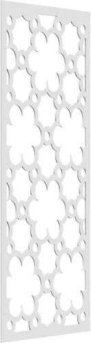 Vista 45 de 9 3/8"W x 24 3/8"H x 1/4"T Southgate Decorativos Paneles De Pared De Madera Calado, Abedul