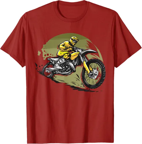 Vista 75 de Camiseta de motocross Supermotard Enduro, Negro, S