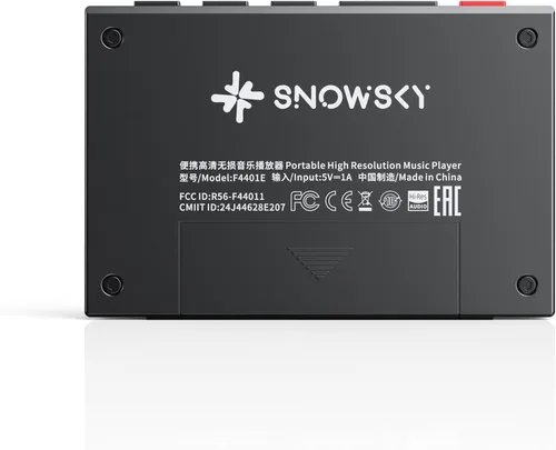 Vista 4 de SnowSky/FiiO Echo MINI HiFi Bluetooth Reproductor de MP3, 15 Horas de Reproducción, Control de Volumen Independiente con Salidas de Auriculares
