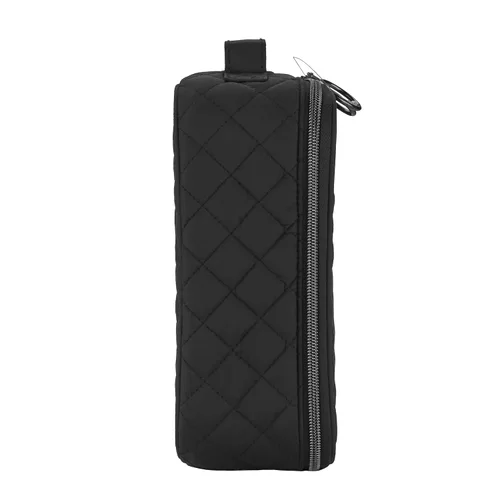 Vista 6 de Scünci by Conair - Estuche de maquillaje para maquillaje, bolsa de maquillaje, organizador de viaje para mujeres, color negro