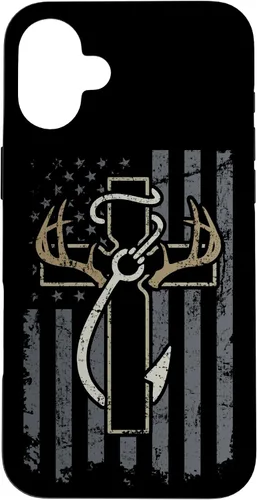 Vista 25 de Faith Hunting Fishing - Christian Cross USA Hunter Fisherman Case for iPhone 17