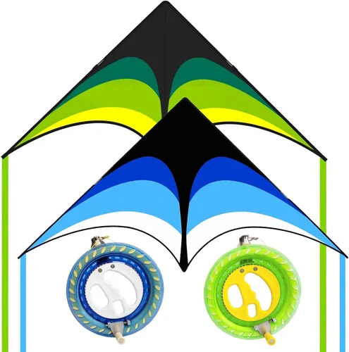 Vista 10 de Large Single Line Beach Kite for Adults,Easy to Fly Kites for Kids Age 4-12