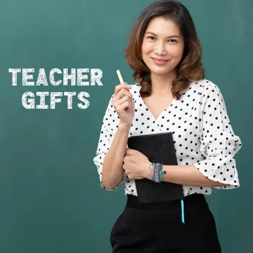 Vista 5 de Brazalete para maestro, joyería para profesores, regalos para docentes. Muéstrale tu agradecimiento a tu profesor.
