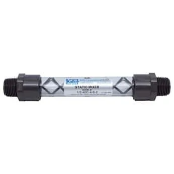 Vista 7 de koflo 1/2 – 40 C-4 – 12 – 2, transparente PVC Schedule 40 Tubo mezclador; 1/2" NPT (M), 12 elementos