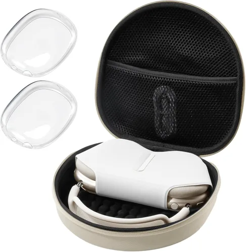 Vista 8 de ProCase Funda de viaje para AirPods Max y AirPods Max 2 con cubierta de Negro