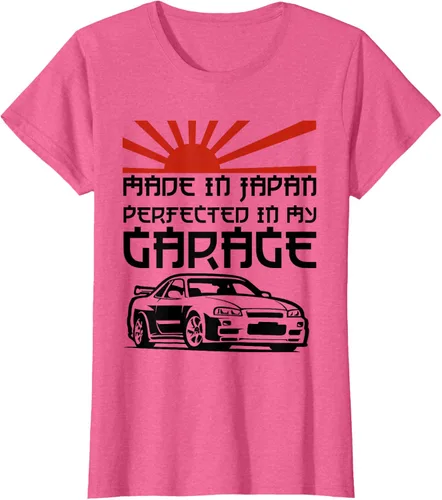 Vista 13 de JDM Japan Motorsport Tuning Car - Camiseta de los años 90, Blanco, S