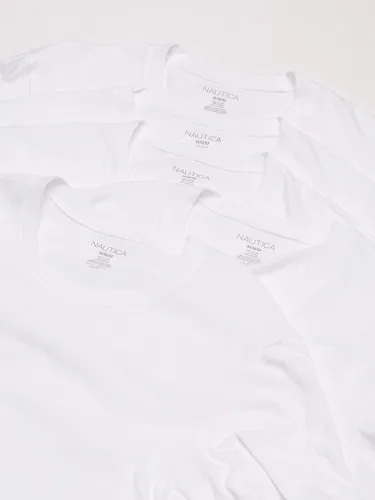 Vista 2 de Nautica Men's Cotton Crew Neck Polo-Shirts-Multi Packs