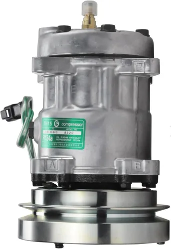 Vista 4 de 3E-1906 3E1906 Compresor de aire acondicionado 24V para Caterpillar CAT 312B 318B 320B 322B 325B 330B M320 M318 Excavadora D25D D30D D250E D300E
