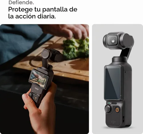 Vista 3 de Spigen GlasTR SLIM - Protector de pantalla para Osmo Pocket 3/4