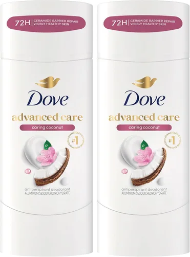 Vista 16 de Dove Advanced Care - Desodorante antitranspirante en barra Cool Essentials para ayudar a reparar la barrera de la piel después del afeitado, con 72
