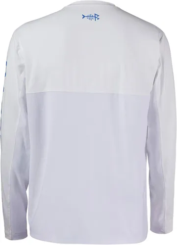 Vista 3 de Bassdash Camiseta de manga larga para hombre ideal para pesca con protección solar ultravioleta UPF 50