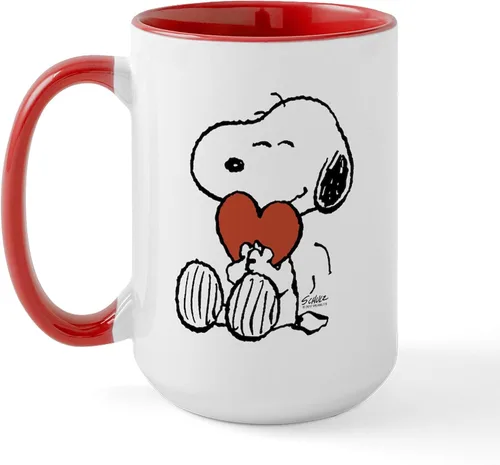 Vista 162 de CafePress SNOOPY Joe Cool - Taza de café de cerámica (15.0 fl oz)