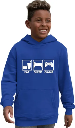 Vista 20 de Go All Out Eat Sleep Game - Sudadera con capucha para hombre y mujer Verde Irlandés
