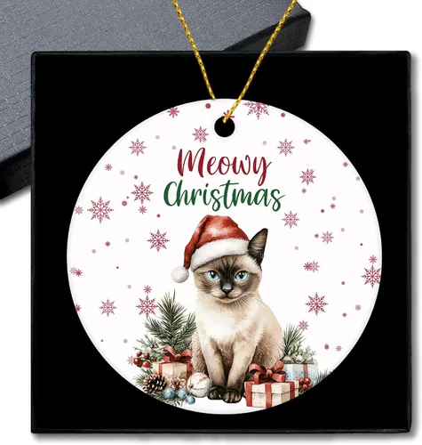 Vista 16 de Shiba Inu Gifts - Adornos navideños de cerámica para árbol y auto