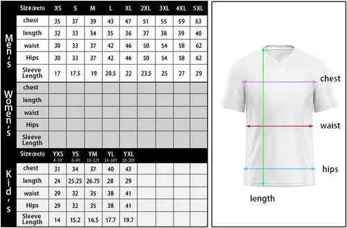 Vista 6 de Camiseta personalizada para hombre, camisetas de fútbol personalizadas con nombre del equipo deportivo, número de regalo para fanáticos del fútbol