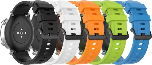 Vista 10 de E ECSEM Compatible con correas Tinwoo T20W, correa de goma suave de ajuste rápido para Tinwoo T20W, accesorios de banda de reloj inteligente, 10