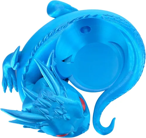 Vista 8 de Soporte Dragon para Echo Dot 4ª/5ª generación, 3D impreso Dragon Amazon Echo Altavoces de escritorio, soporte para Echo Dot 5ª generación Echo Dot