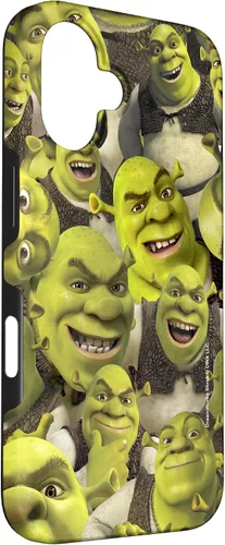 Vista 3 de Funda para iPhone 16 Shrek Group Shot Faces