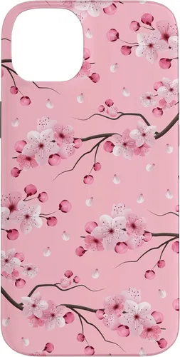 Vista 15 de Japanese Cherry Blossom Floral Flower Pattern Pastel Pink Case for iPhone 17