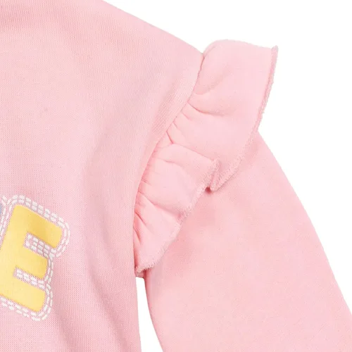 Vista 7 de CoComelon JJ - Conjunto de sudadera y pantalones de vellón para bebés y niñas pequeñas